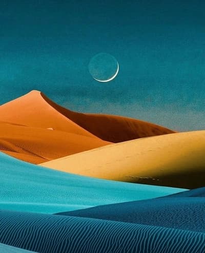 كثبان القمر